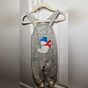 Vintage 80s 🐻‍❄️🧣Adorable Polar Bear Overalls (9-12 mo)